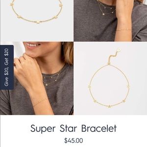 Gorjana Star gold adjustable bracelet